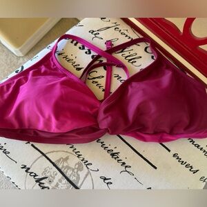 Aqua Couture Bandeau Bikini Top Size XL